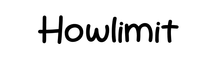 Howlimit  フリーフォントのダウンロード