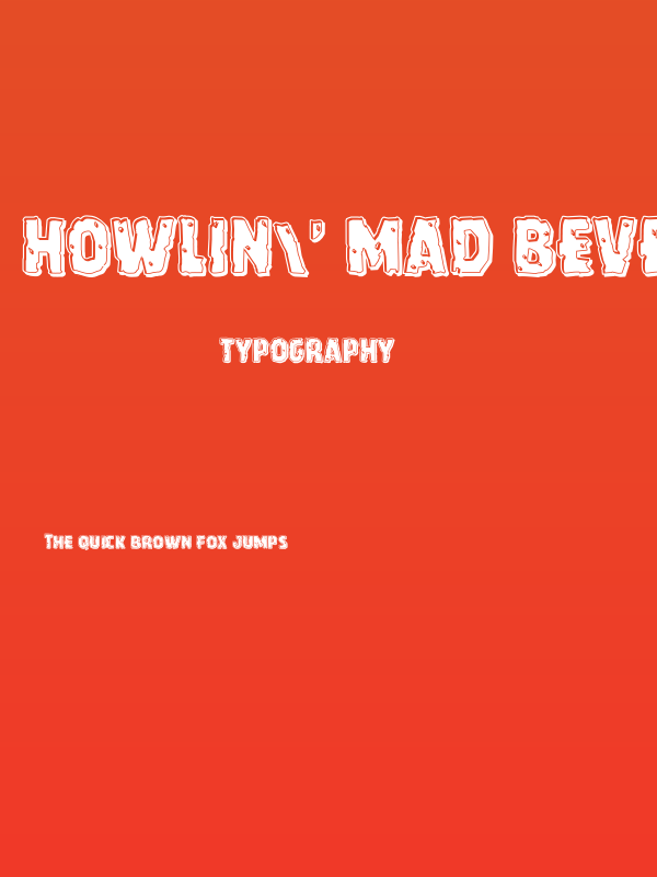 Howlin' Mad Bevel Poster