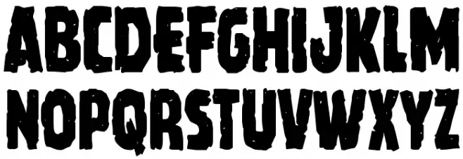 Howlin' Mad Condensed Schriftart Groß