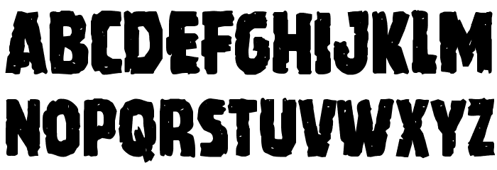 Howlin' Mad Condensed Font LOWERCASE