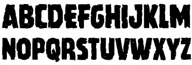 Howlin' Mad Condensed Schriftart Kleinbuchstaben
