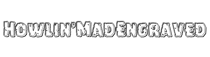 Howlin' Mad Engraved  baixar fontes gratis