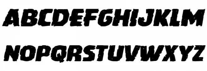Howlin' Mad Expanded Italic Fonte MINÚSCULAS