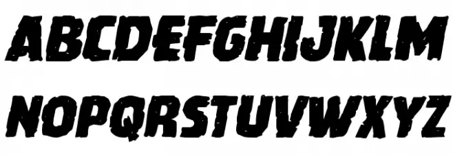 Howlin' Mad Italic フォント 小文字