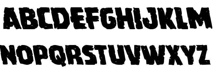 Howlin' Mad Leftalic Font LOWERCASE