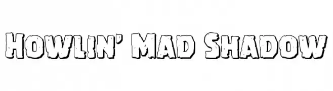 Howlin' Mad Shadow  baixar fontes gratis