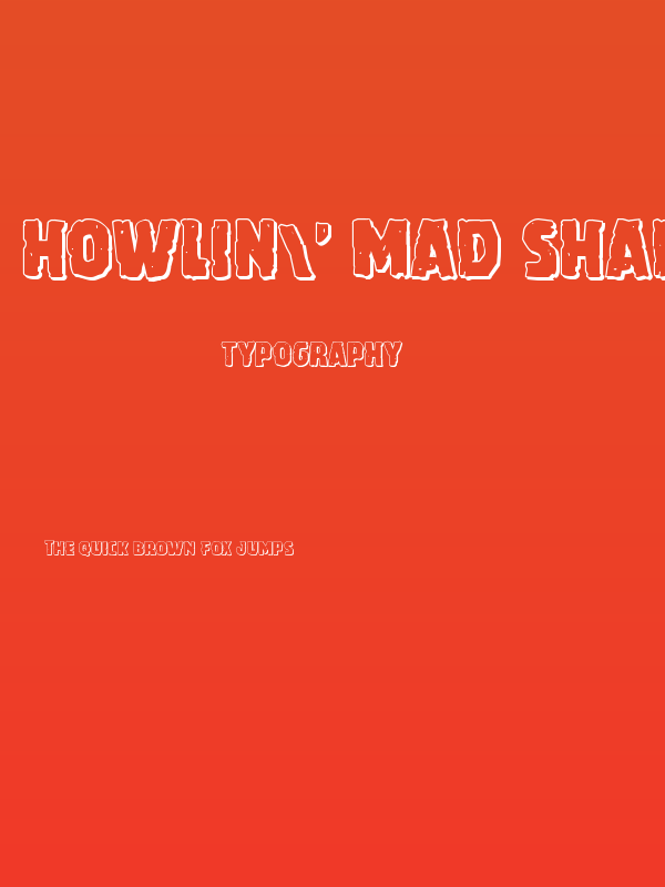 Howlin' Mad Shadow Poster