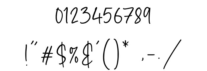 Howling Sinister Font OTHER CHARS
