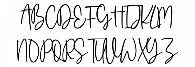 Howling Sinister Schriftart Groß
