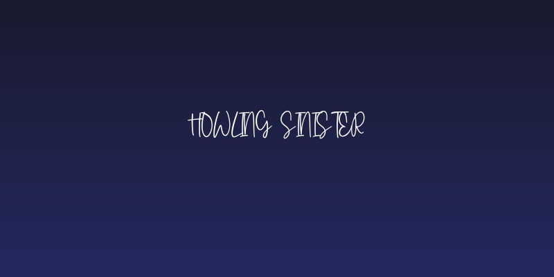 Howling Sinister Social Header
