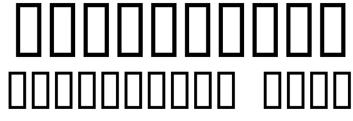 Howling Font OTHER CHARS