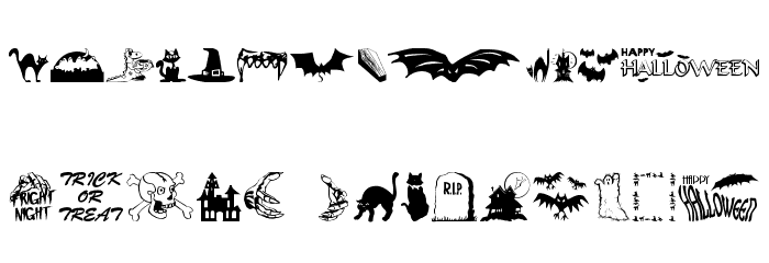 Howling Font LOWERCASE