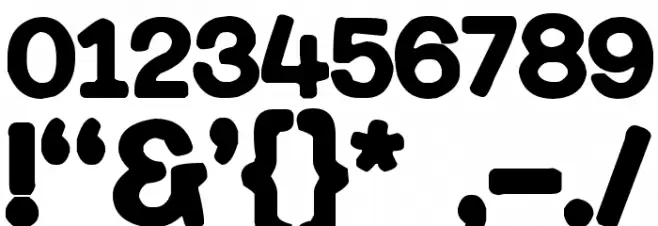 Howser Font OTHER CHARS