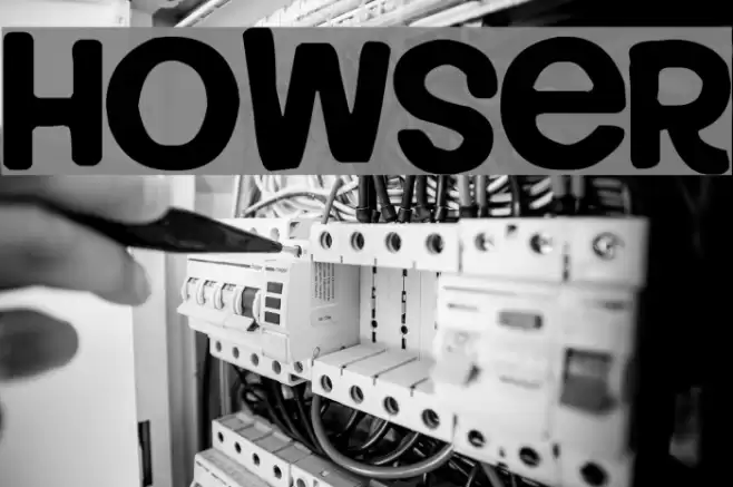 Howser Font examples