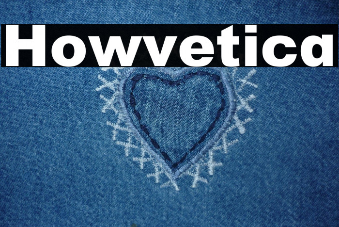 Howvetica Example 2