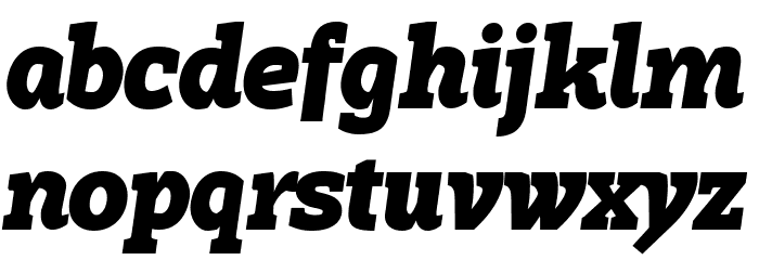 Hoyle PERSONAL USE ONLY Black Italic Font LOWERCASE