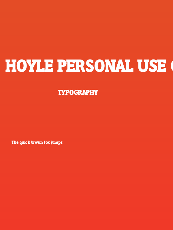 Hoyle PERSONAL USE ONLY Black Poster
