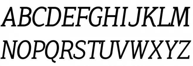 Hoyle PERSONAL USE ONLY Thin Italic Polices MAJUSCULES