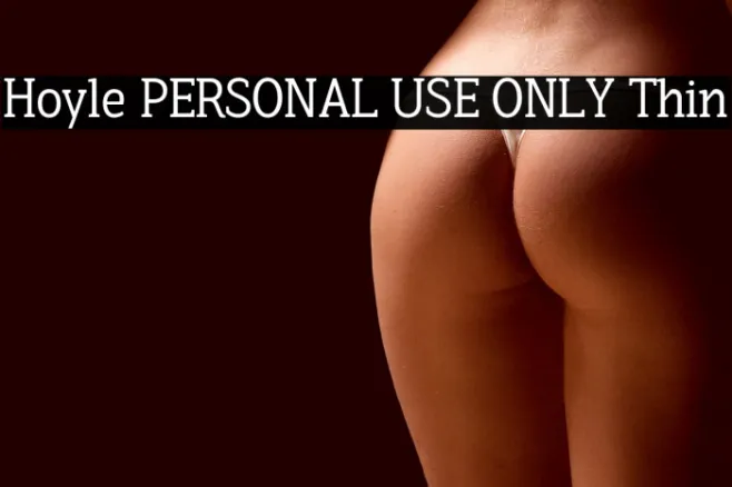 Hoyle PERSONAL USE ONLY Thin Example 2