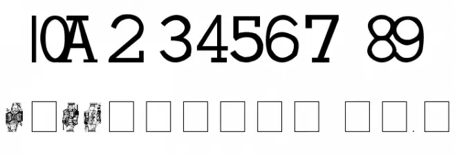 Hoyle Playing Cards Font OTHER CHARS