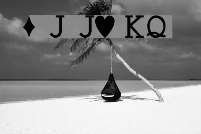 Hoyle Playing Cards Font examples