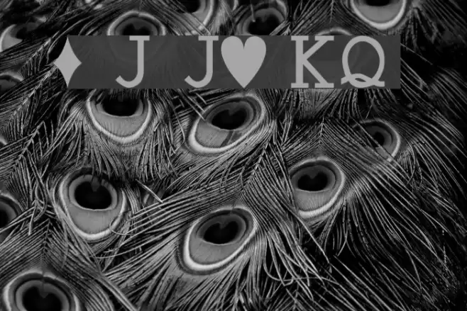 Hoyle Playing Cards Font examples