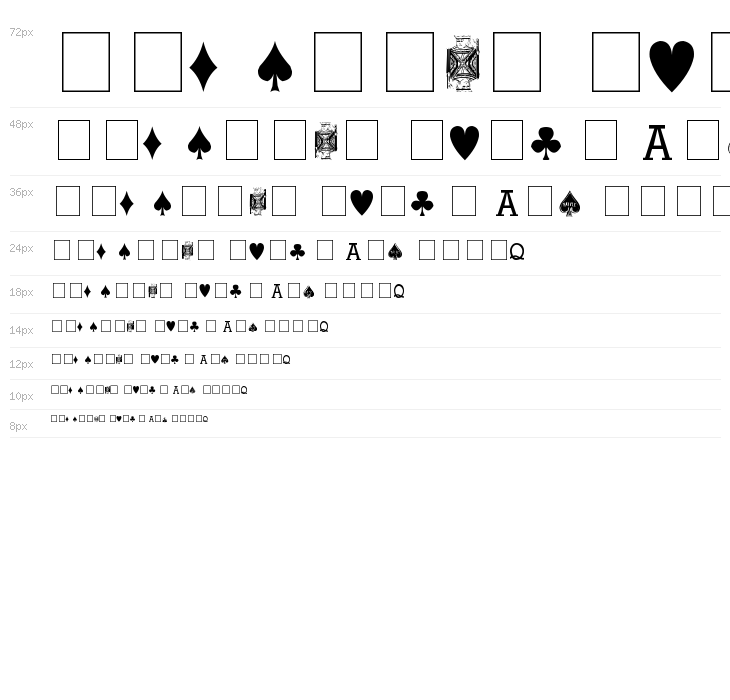 Hoyle Playing Cards Waterfall