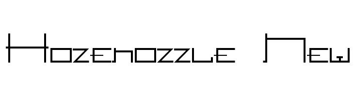 Hozenozzle New  font caratteri gratis