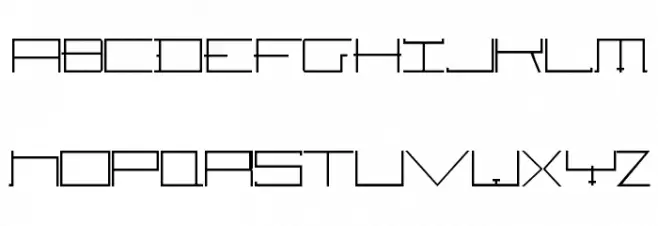 Hozenozzle New Schriftart Groß