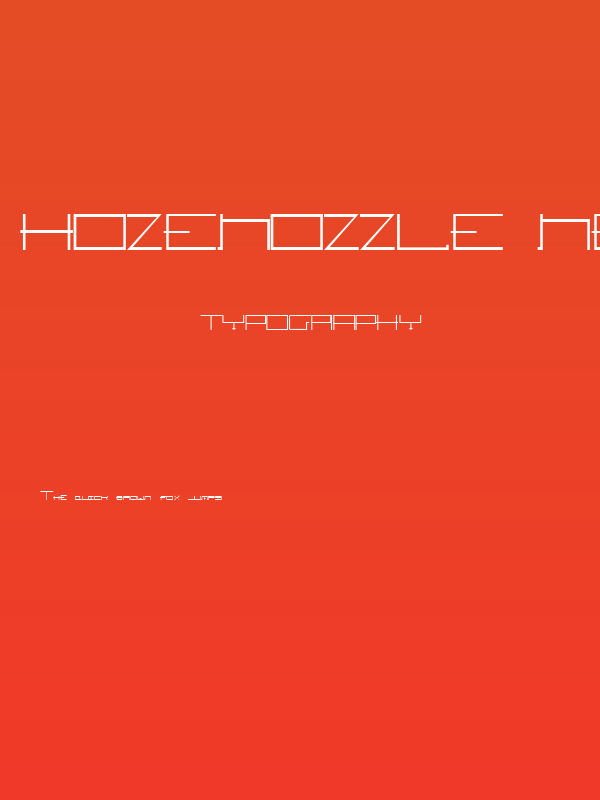 Hozenozzle New Poster