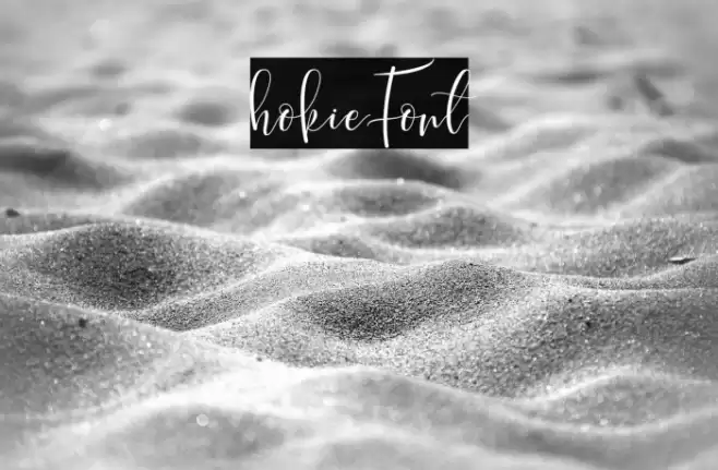 hokie Font examples