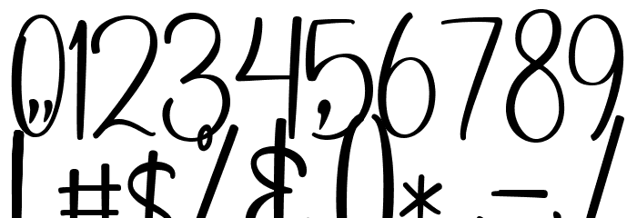 holidate Font OTHER CHARS