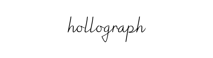 hollograph  Descarca Fonturi Gratis