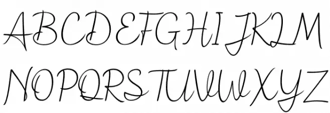 hollograph フォント 大文字