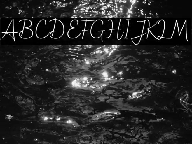 hollograph Font examples