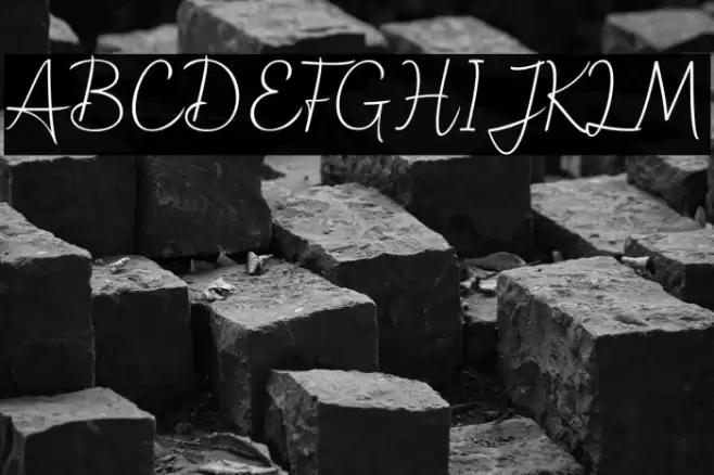 hollograph Font examples