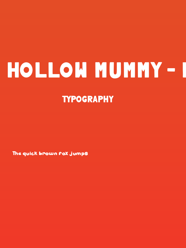 hollow mummy - Personal Use Poster