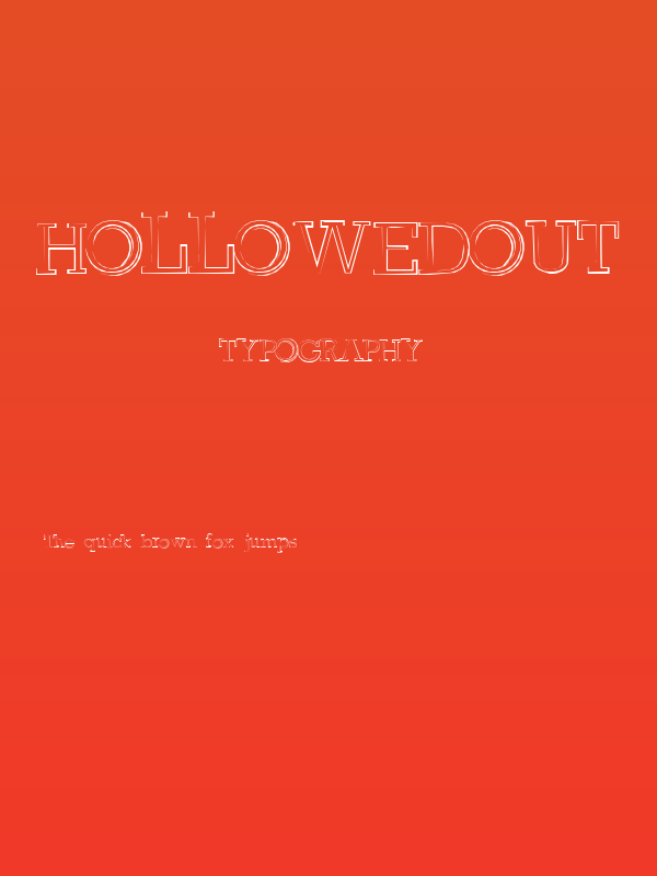 hollowedout Poster