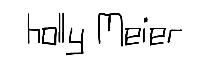 holly Meier Font
