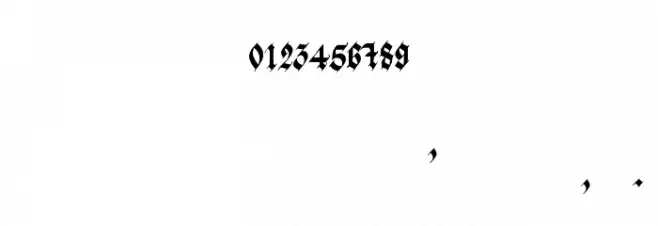 holyrose-font-midnightea Font OTHER CHARS