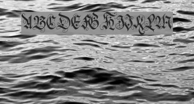 holyrose-font-midnightea Font examples