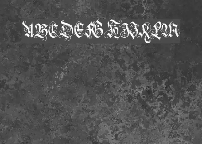 holyrose-font-midnightea Font examples