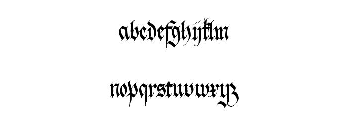 holyrose-font-midnightea Font LOWERCASE