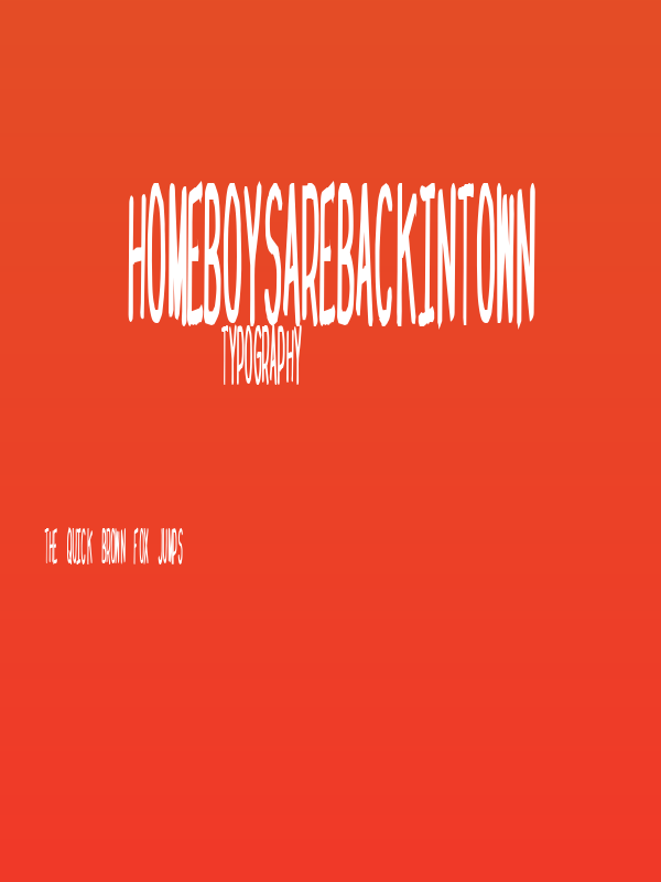 homeboysarebackintown Poster