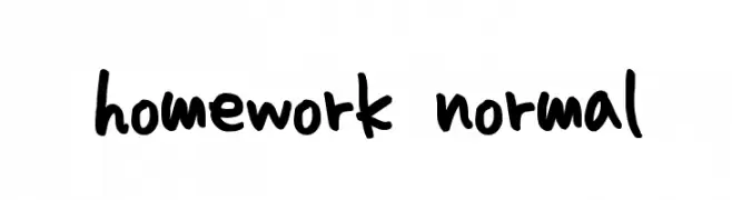 homework normal  baixar fontes gratis