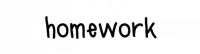 homework  تنزيل الخطوط