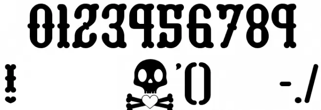 honey bone__G Font OTHER CHARS