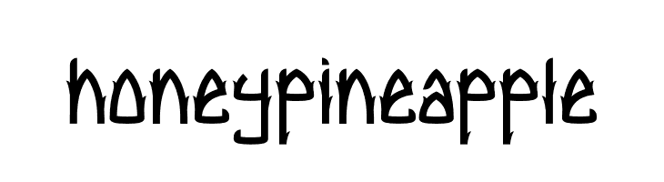 honey pineapple  font caratteri gratis