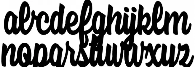 honeybe خط أحرف صغيرة