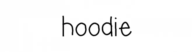 hoodie  Fuentes Gratis Descargar
